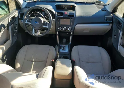 2017 Subaru Forester 2.5I z USA, uszkodzony, nr VIN JF2SJABC7HH474920